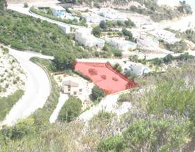 land sale benitachell cumbre del sol by 120,000 eur