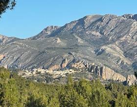 land sale guadalest by 92,000 eur