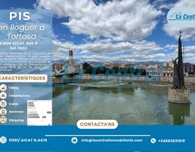 flat rent tarragona tortosa by 500 eur