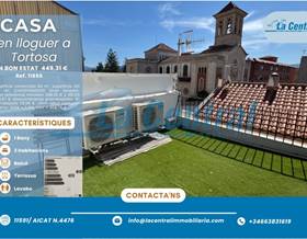 single family house rent tortosa jesus - els reguers by 449 eur