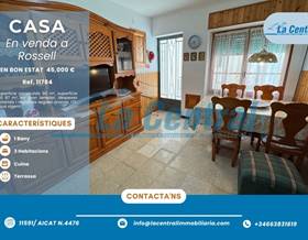 single family house sale rossell by 45,000 eur